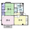 コーポ東町Ａ 2DKの間取り