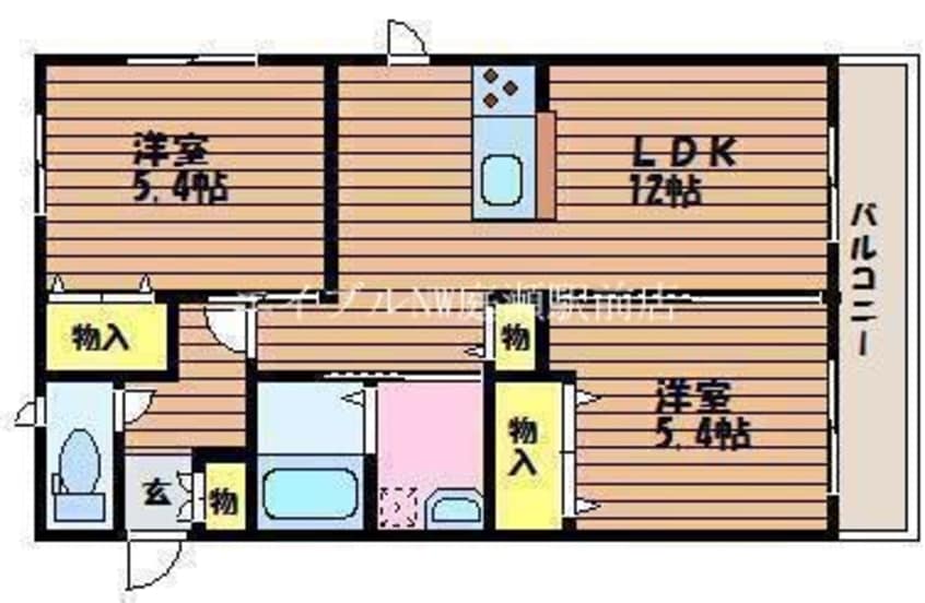 間取図 ティエラB