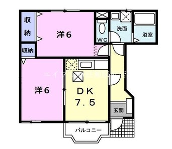 間取図 ラ・メゾン・エスポワール常山