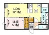 ベル・ポスト 1LDKの間取り