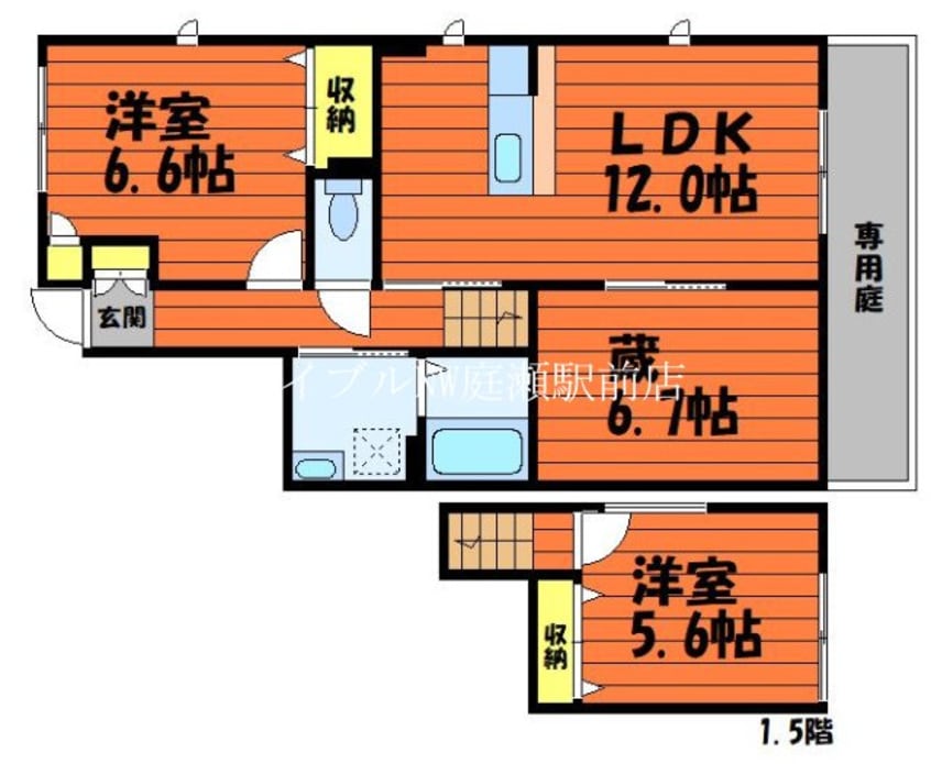 間取図 サンリーフ　A棟