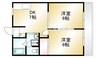 アークハイツ 2DKの間取り