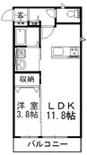 ABILITY　M 1LDKの間取り