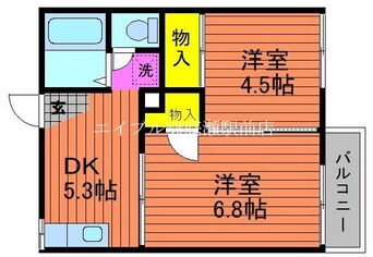 間取図 コーポ山陽　A棟