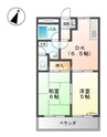 エスポワール小野 2DKの間取り