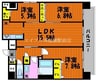 アルカンシエル 3LDKの間取り