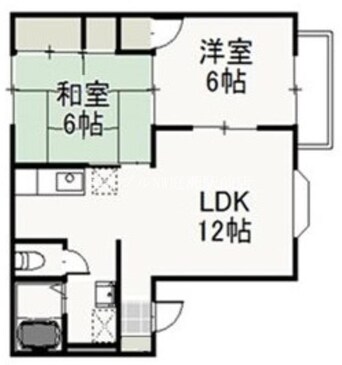 間取図 コーポ・カサブランカ