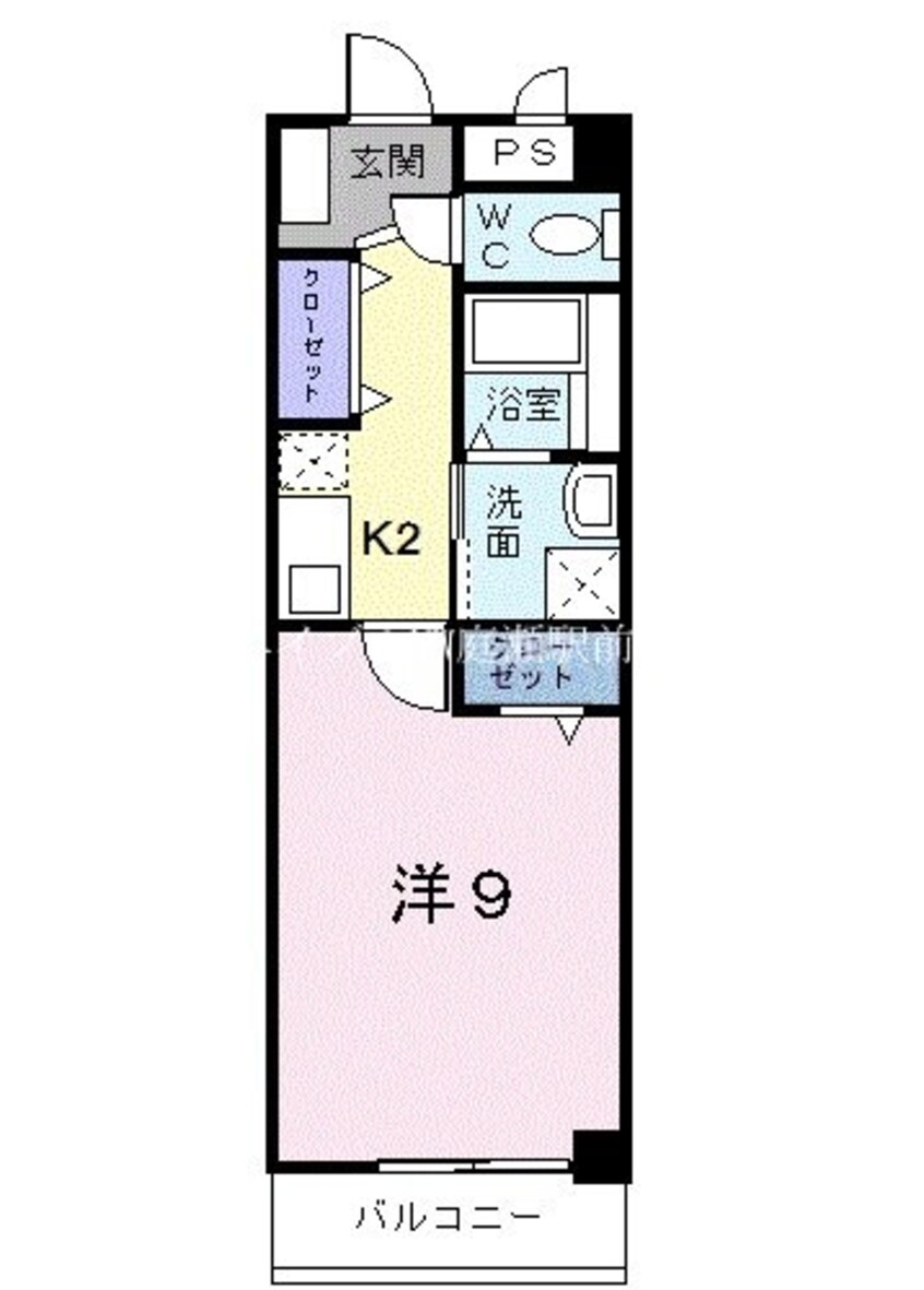 間取図 プラシード倉敷