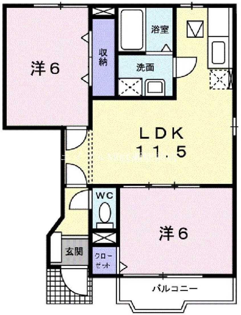 間取図 ベルデュール　Ｃ