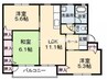 ピュアカナフルール 3LDKの間取り