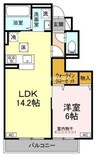 TSKコート 1LDKの間取り