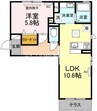 ベイ　ブランシェ浜町 1LDKの間取り
