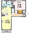 ベイ　ブランシェ浜町 1LDKの間取り