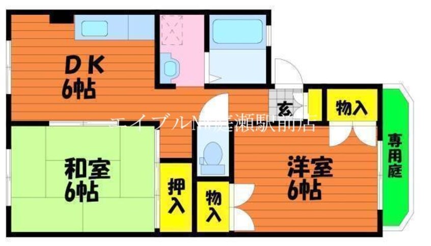間取図 エスペランスＢ