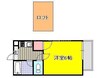 リバティー20 1Kの間取り