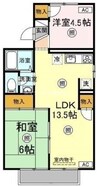 セリエ　B棟 2LDKの間取り