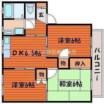 間取図 メゾニティーブラッサム　Ｄ棟