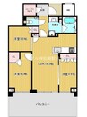 ライオンズタワー岡山千日前 3LDKの間取り