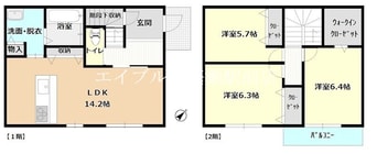 間取図 友野借家