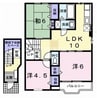 ファミ－ルＦＵＪＩ　Ａ 3LDKの間取り