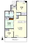 アウルステージ伊島北町 3LDKの間取り