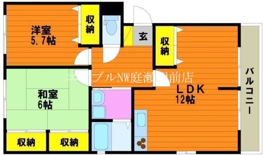 間取図 ファミール神宮寺