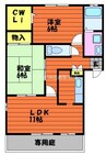 プラザ元町 2LDKの間取り
