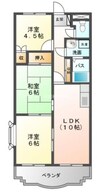 プラティークＢ 3LDKの間取り