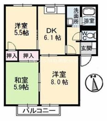 間取図 ルボアール21　Ｂ棟