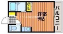 レインボーズBの間取図