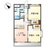 Palazzo del sole 2LDKの間取り