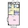天神ヒルズＡ 1Kの間取り