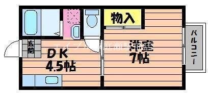 間取り図 グリーンヒルズ　F棟