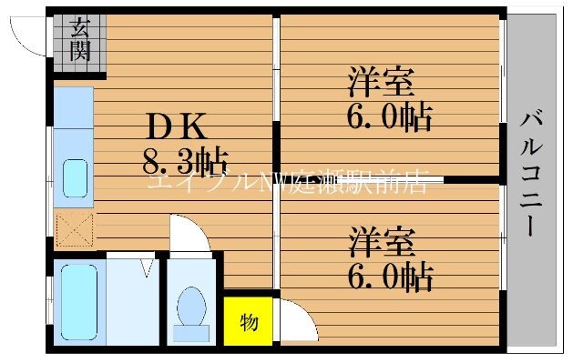 間取り図 ラフォーレ福島