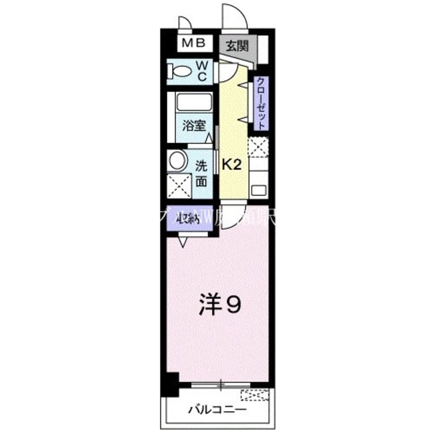 間取図 プラシード倉敷