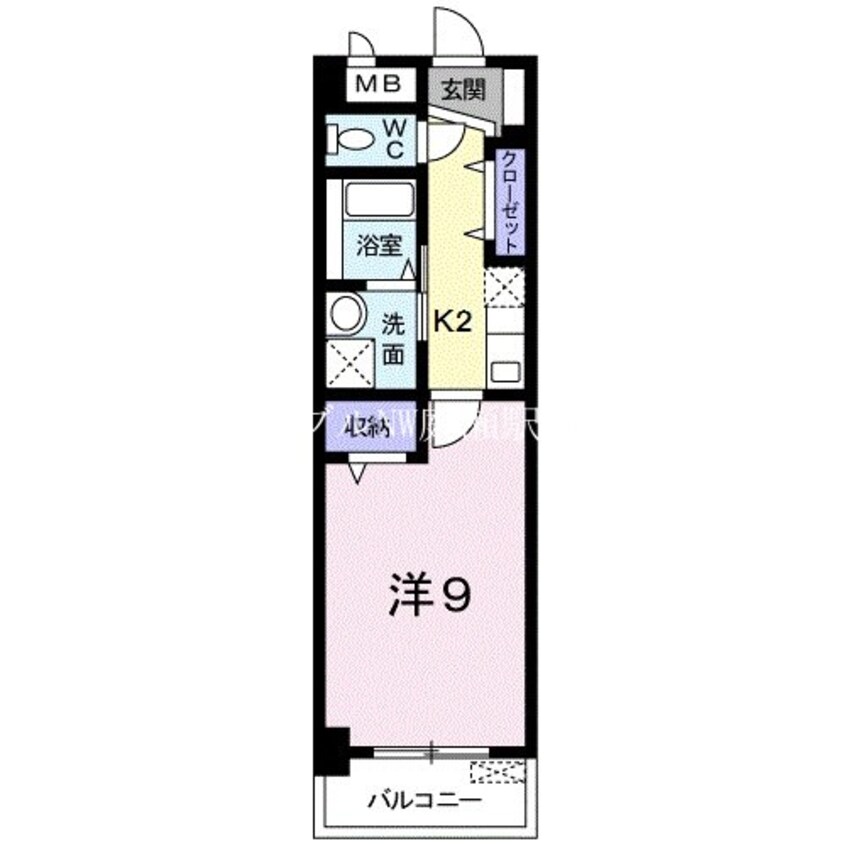 間取図 プラシード倉敷