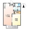 ぼくんちパートⅡ 1LDKの間取り