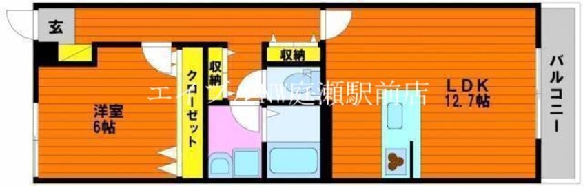 間取図 アルカンジュ高柳西町