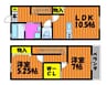 YSN style 2LDKの間取り