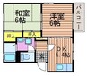 マーガレットハイツ 2Kの間取り