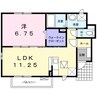 アプローズ 1LDKの間取り