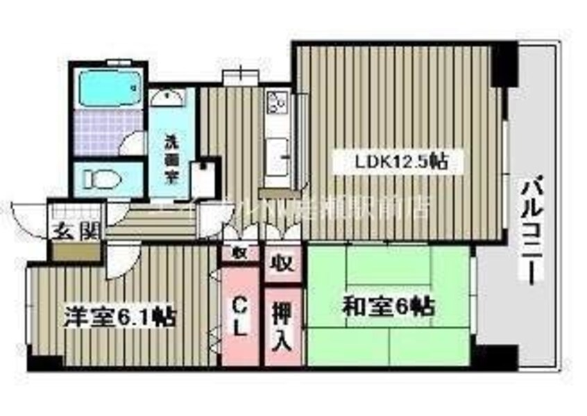 間取図 フローレンス本町グランドシティ