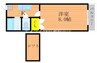 プレアール高島新屋敷 1Kの間取り