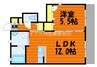 カリーノ 1LDKの間取り