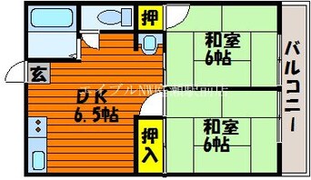 間取図 シティハイムあかね A棟