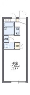 レオパレスディアコート 1Kの間取り