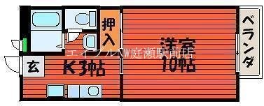 間取り図 ビーライン川入　A棟