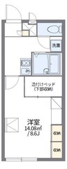 レオパレスルリームⅢ 1Kの間取り