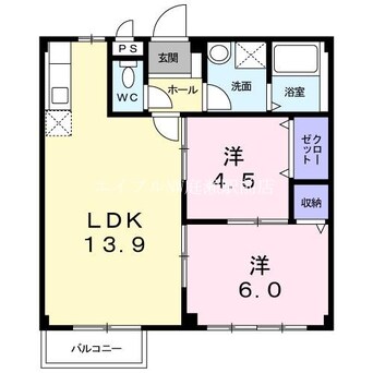 間取図 エルディムシャルマンＣ