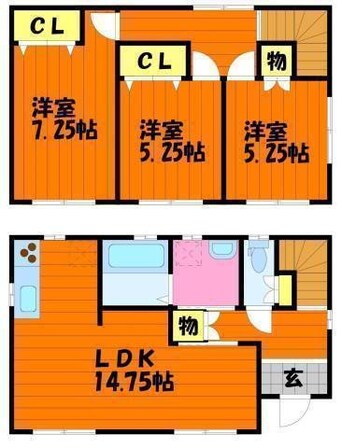 間取図 宮前戸建A